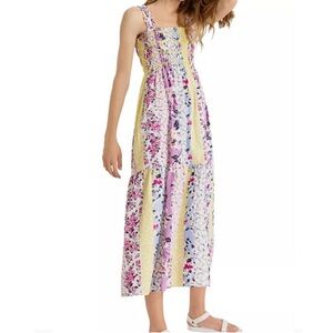 French Connection Purple and Pink Maxi Sundress